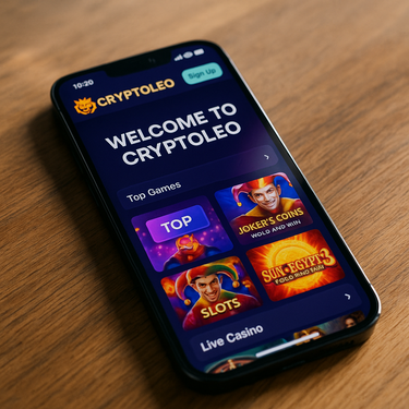 CryptoLeo Casino - Mobile Experience for Australian Players - iOS and Android